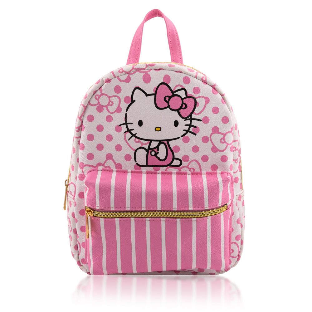 2515 Sanrio Hello Kitty Backpack , , Unisex | Cute PU Leather 10" Hello